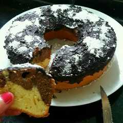 A picture of Budín marmolado muy fácil y rico.