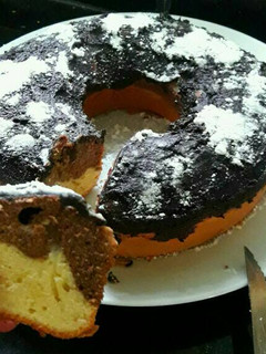 Una foto de Budín marmolado muy fácil y rico