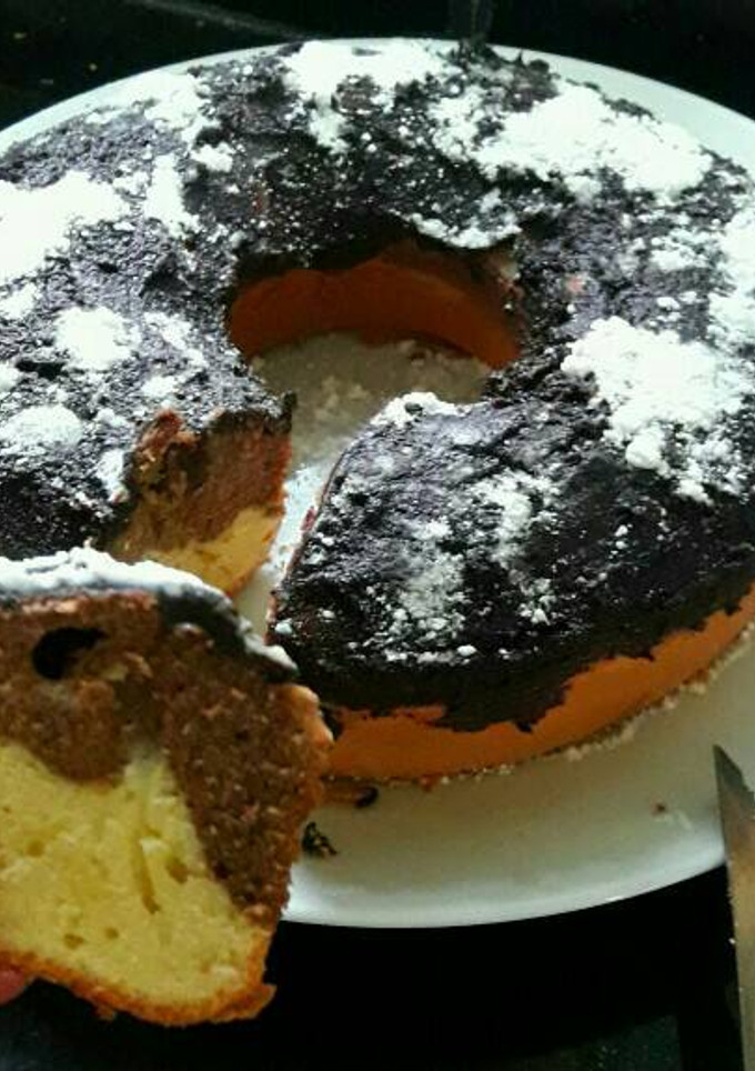 Una foto de Budín marmolado muy fácil y rico