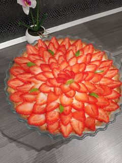 صورة لوصفة تارت بالفراولة 🍓