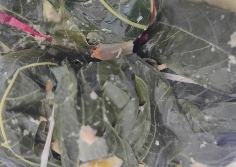 Cara Gampang Membuat Buntil daun singkong Cepat