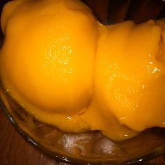 A picture of Tangy Mango Sorbet.