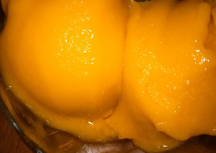 Recipe of Perfect Tangy Mango Sorbet