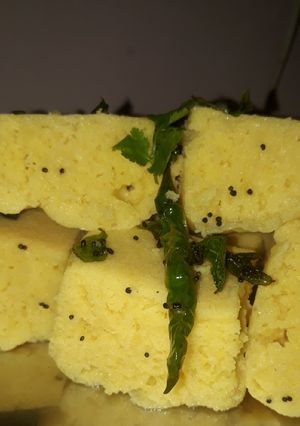 A picture of Gujarati Dhokla.