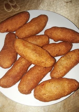 Una foto de Bollitos de yuca rellenos de carne