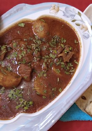 A picture of Special Aloo Gosht.