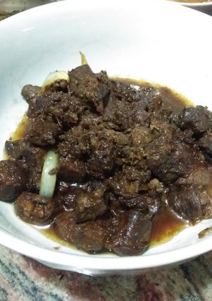 Foto resep Malbi hati sapi khas palembang sederhana