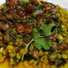 A picture of Dhahba wali Channe ki daal.