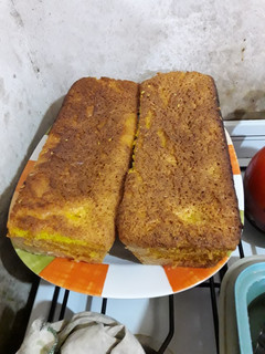 Una foto de Budín con chips de chocolate