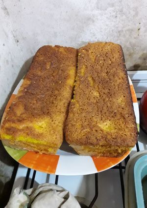 Una foto de Budín con chips de chocolate