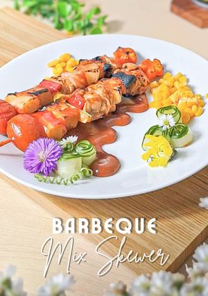 Foto resep Barbeque Mix Skewers
