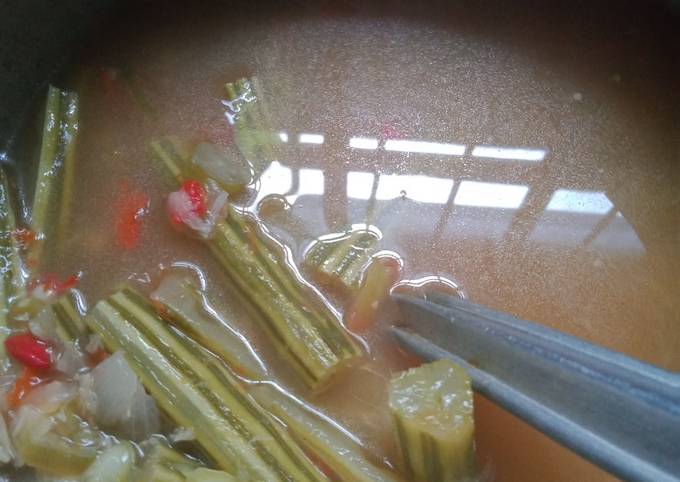Anti Ribet, Buat Sayur Asem Klentang (Pedas) Menu Enak Dan Mudah Dibuat