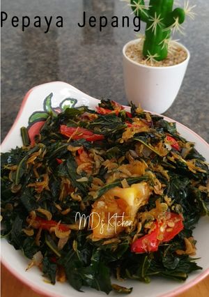 Foto resep Tumis Daun Pepaya Jepang