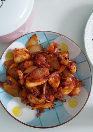 Hình của món Mực nướng sốt hàn quốc.