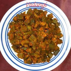 A picture of Tomato bhindi.