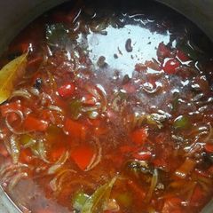 A picture of Carapau stew.