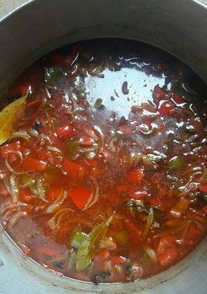 A picture of Carapau stew.