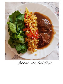 Una foto de Arroz de Coliflor
