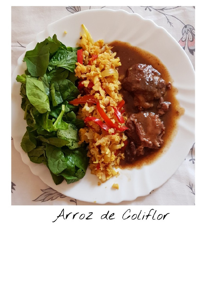 Una foto de Arroz de Coliflor