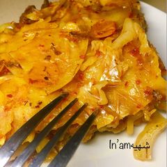 A picture of Lasagne sheets.