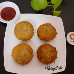 A picture of Leftover Idli Cutlets.