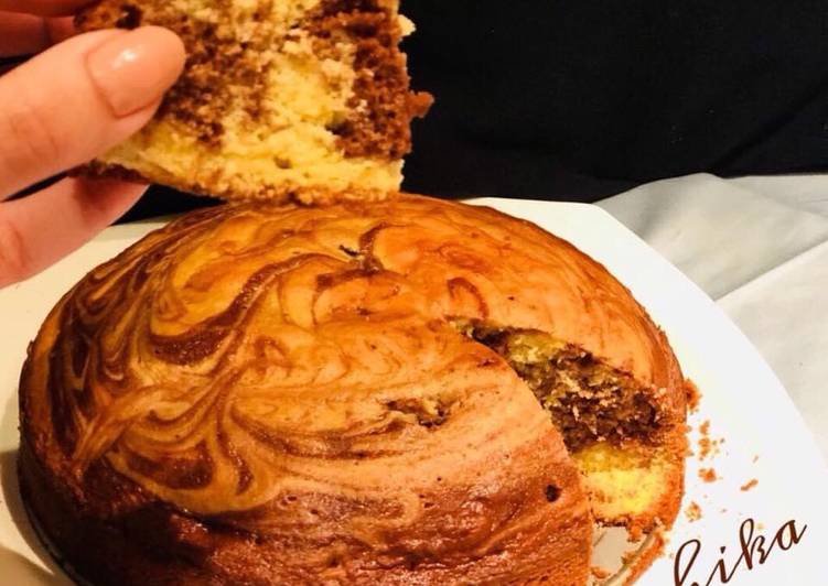 Step-by-Step Guide to Make Homemade Orange Marble Cake