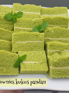 Foto resep Brownies kukus pandan