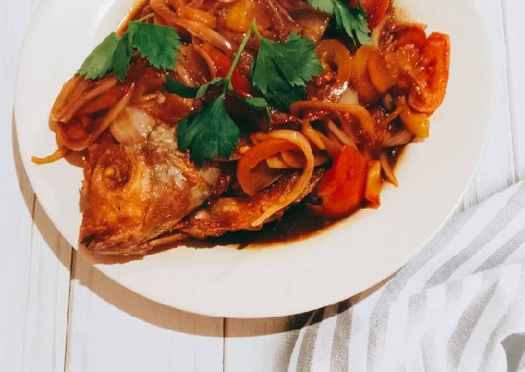 Resep &#34;Asam manis ikan nila&#34;👍❤️😘 | Cara Masak &#34;Asam manis ikan nila&#34;👍❤️😘 Yang Menggugah Selera