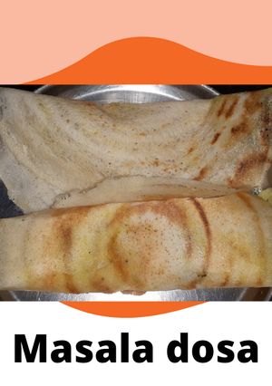 A picture of Masala dosa.