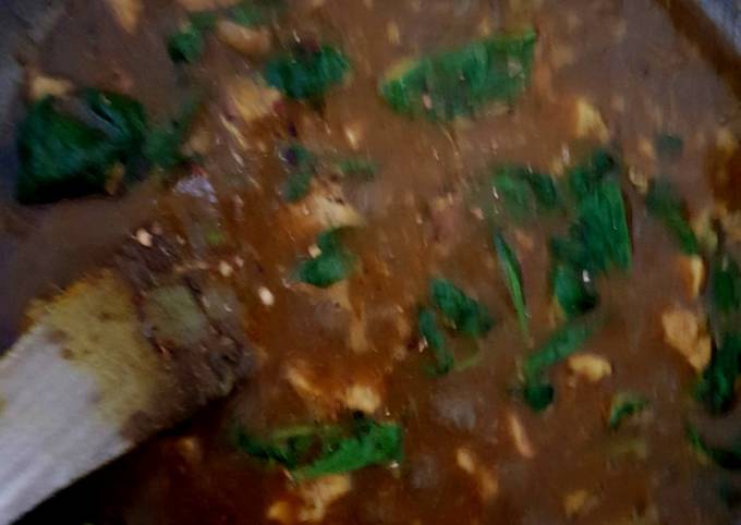 My Chicken Spinach Curry recipe main photo