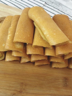 A picture of Thai Street Snack • Thai Street Style Tokyo Pancake• Khanom Tokyo with custard cream.