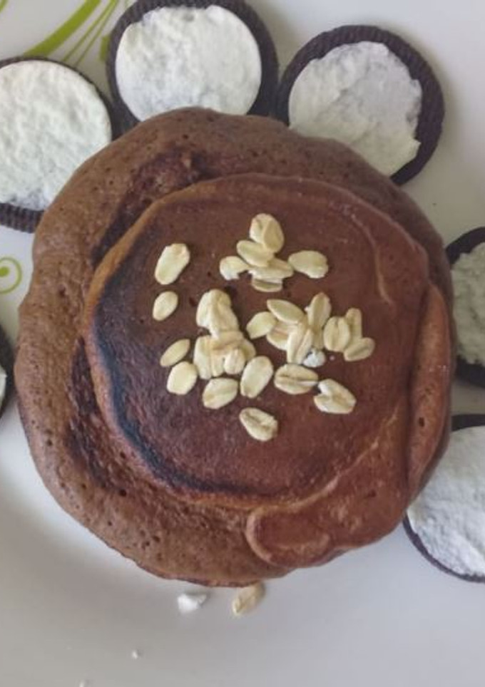 Una foto de Panqueques de chocolate