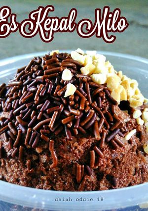Foto resep Es kepal milo ekonomis