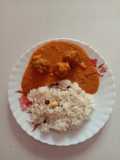 Ghee Rice with Palak Kofta Curry
