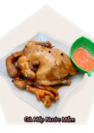 Hình của món Gà Hấp Nước Mắm.