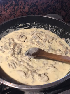 Una foto de Salsa de champiñón
