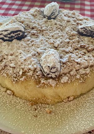 Una foto de Tarta de couscous o (seffa سفة)