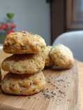 🌱 Cookies parmesan et graines de lin