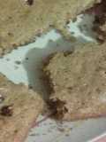 Torta de avena con pasas y coco