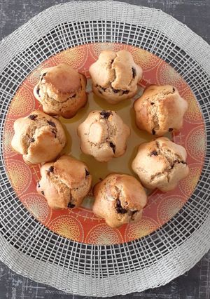 Une photo de Moelleux à l'Amande et Pépites de Chocolat / Healthy