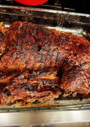 A picture of Ribs Instapot & Air fryer.