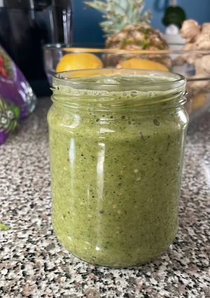 Una foto de Salsa verde tatemada