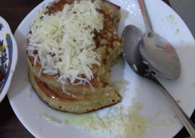 Langkah Mudah Masakan Resep Pancake Pisang Teflon