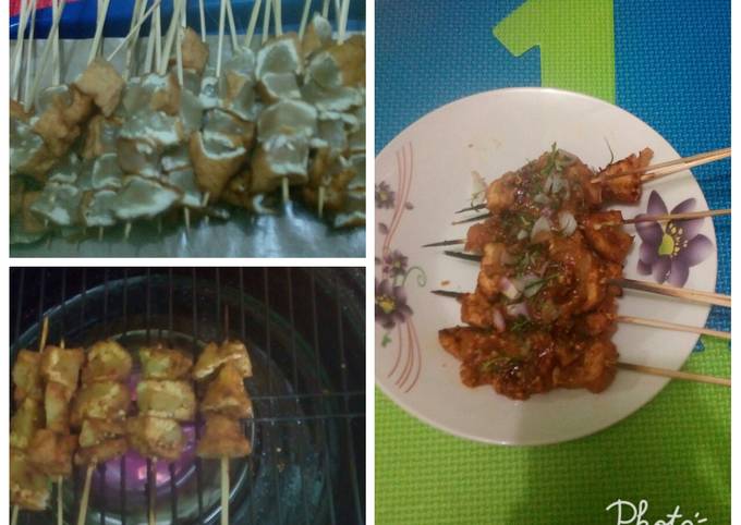 Yuk intip, Resep memasak Sate tahu  nikmat