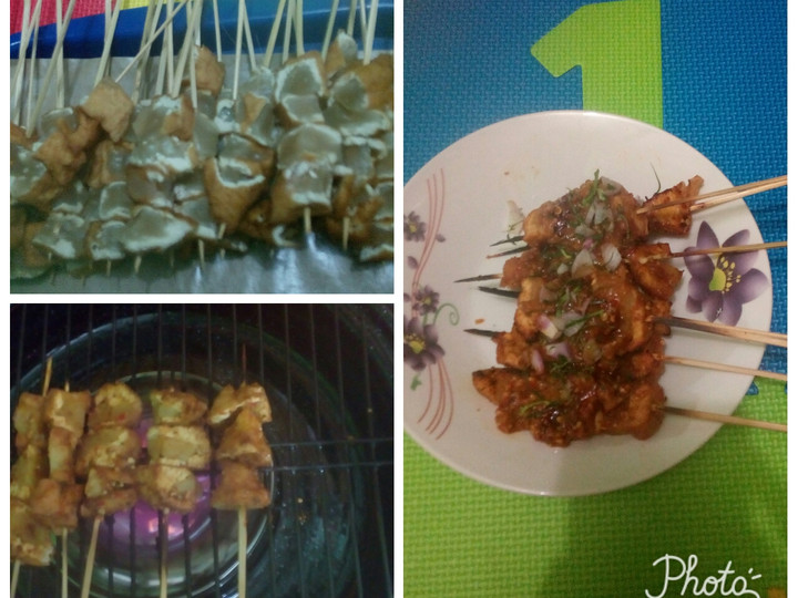 Yuk intip, Resep memasak Sate tahu  nikmat