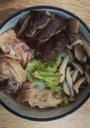 白菜菇菇雞湯 的食譜成品照片