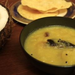 A picture of Raw Papaya Mash Curry # My Mom's Recipe.