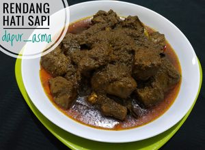 Foto resep Rendang hati sapi