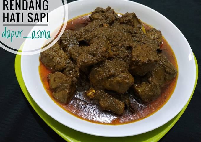 Resep Rendang Hati Sapi Oleh Dapur Asma Cookpad