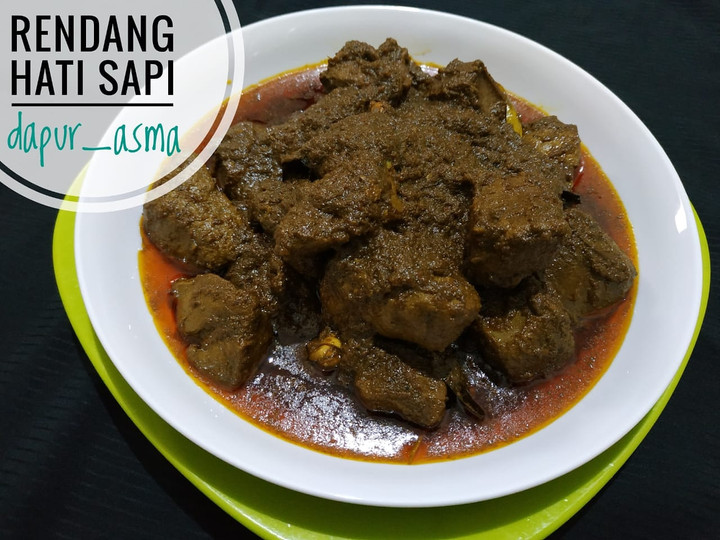 Resep Rendang hati sapi yang Bisa Manjain Lidah